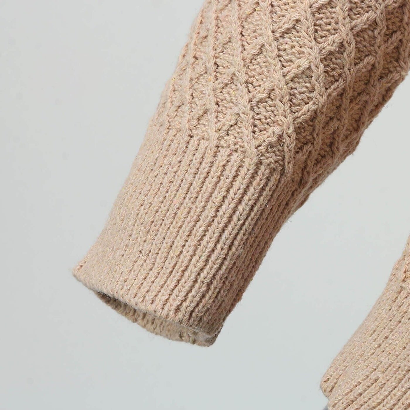Men’s Chunky Knit Button-Down Jumper
