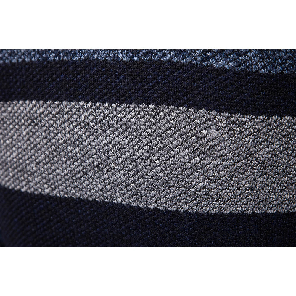 Men’s Striped Slim-Fit Knitwear Jumper