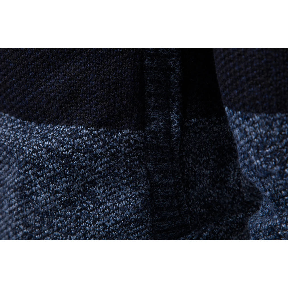 Men’s Striped Slim-Fit Knitwear Jumper