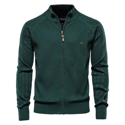 Men’s Stand Collar Knitwear Jumper