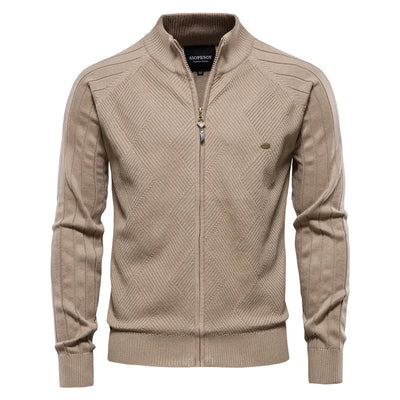 Men’s Stand Collar Knitwear Jumper