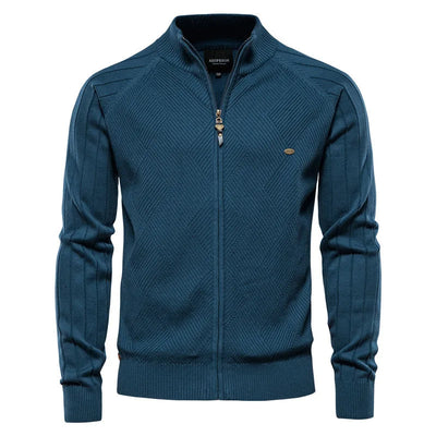 Men’s Stand Collar Knitwear Jumper