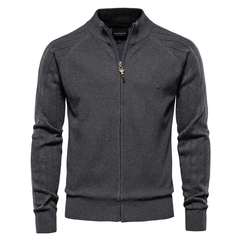 Men’s Stand Collar Knitwear Jumper