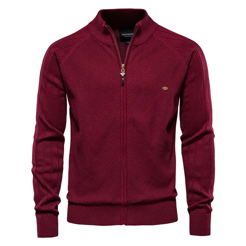 Men’s Stand Collar Knitwear Jumper