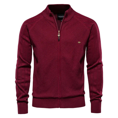 Men’s Stand Collar Knitwear Jumper