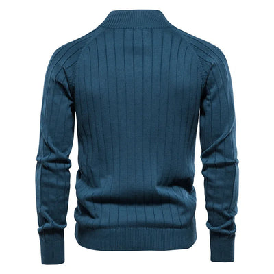 Men’s Stand Collar Knitwear Jumper