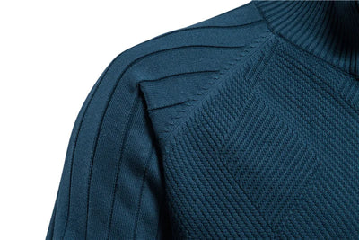 Men’s Stand Collar Knitwear Jumper