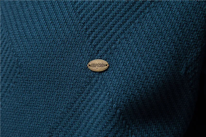 Men’s Stand Collar Knitwear Jumper
