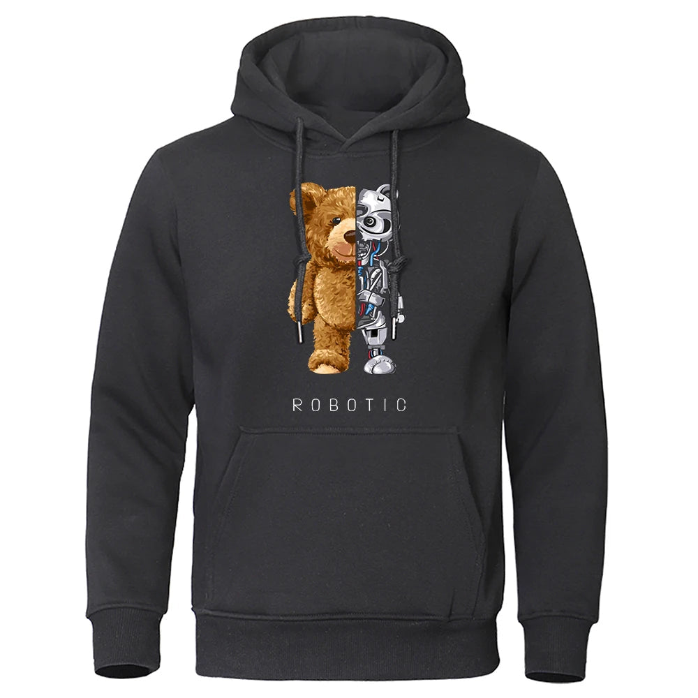 Men’s Oversized Winter Printed Hoodie
