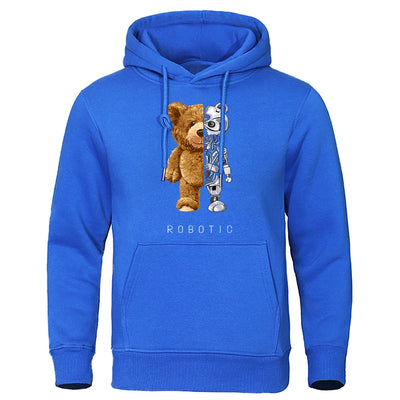 Men’s Oversized Winter Printed Hoodie