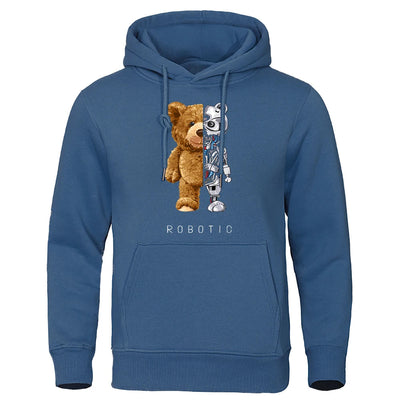 Men’s Oversized Winter Printed Hoodie