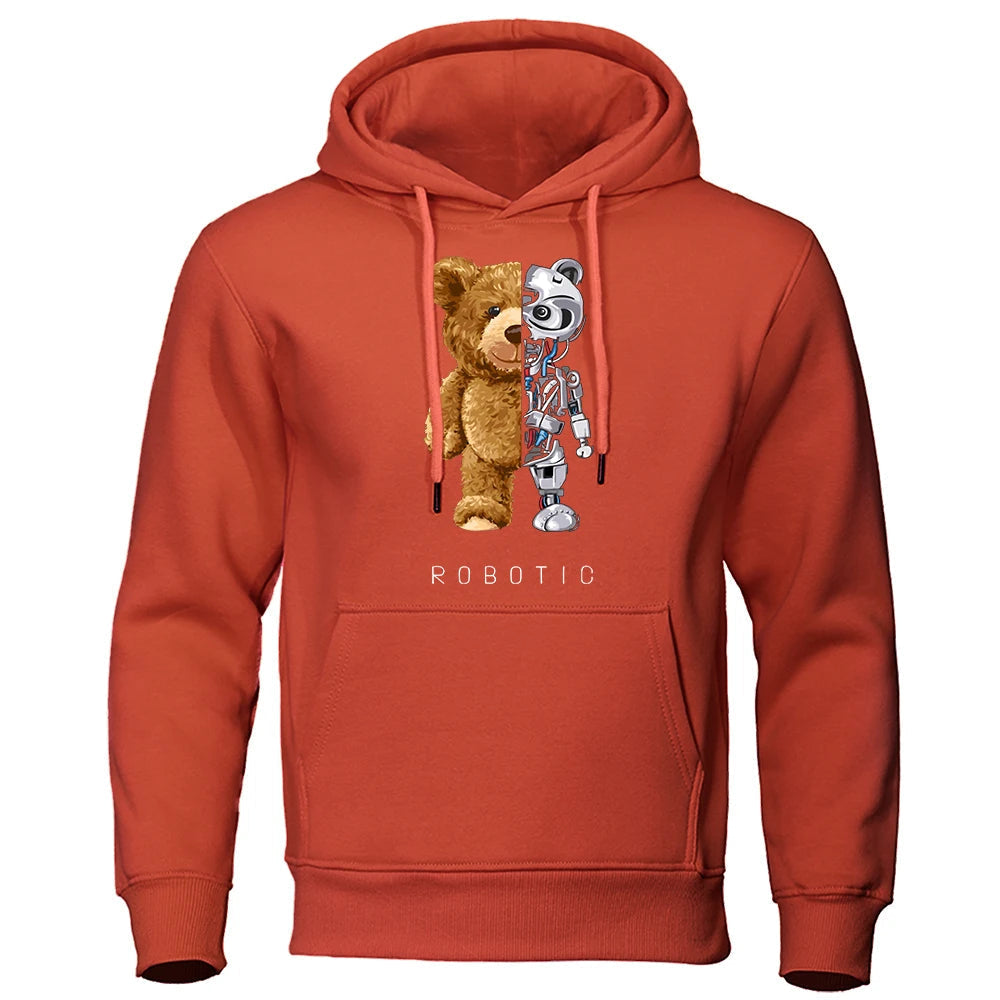 Men’s Oversized Winter Printed Hoodie