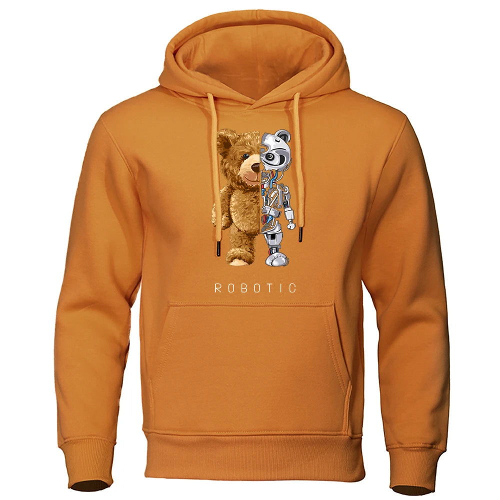 Men’s Oversized Winter Printed Hoodie