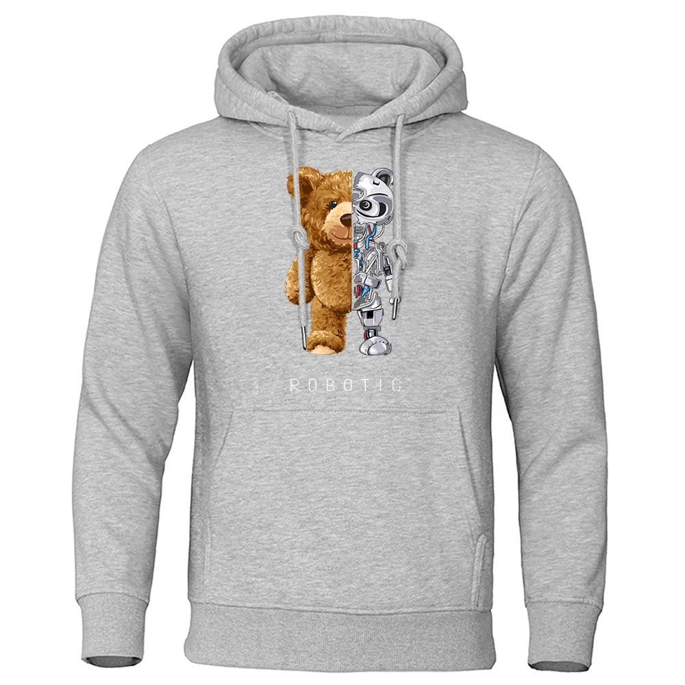 Men’s Oversized Winter Printed Hoodie