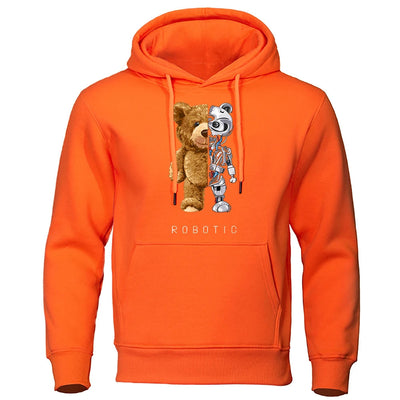 Men’s Oversized Winter Printed Hoodie