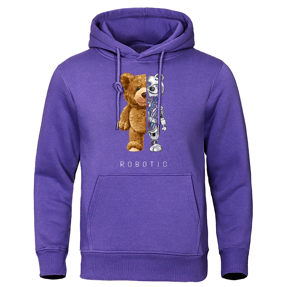 Men’s Oversized Winter Printed Hoodie