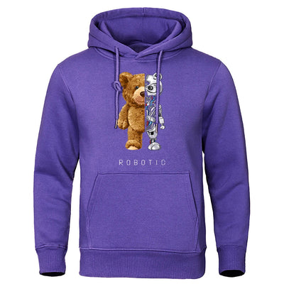 Men’s Oversized Winter Printed Hoodie