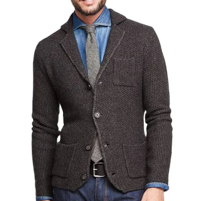 Men’s Vintage Knitted Winter Coat