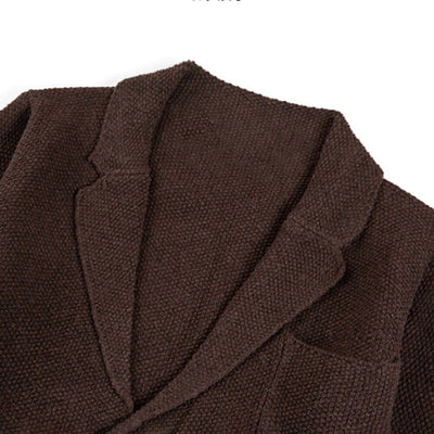 Men’s Vintage Knitted Winter Coat