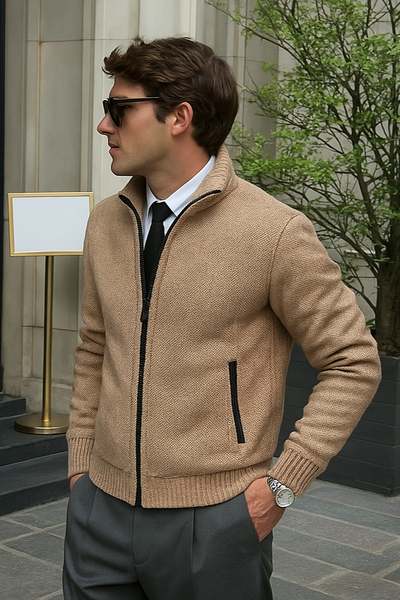 Harold - Old Money Zipper Sweater