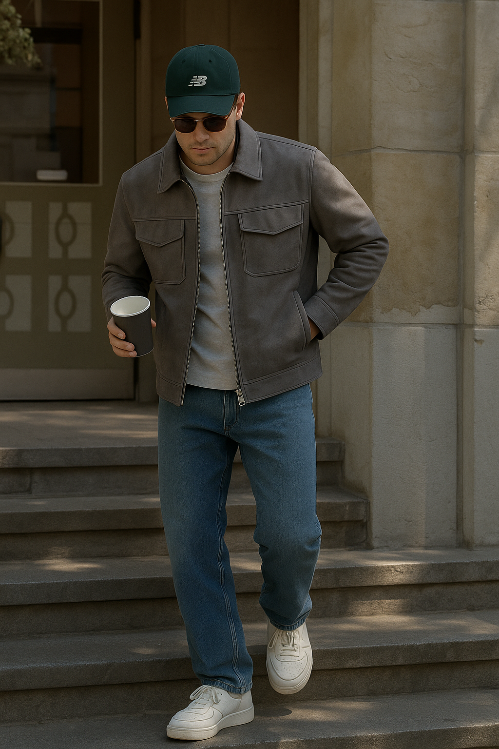 Luxury Suede Zip Jacket
